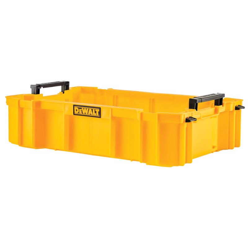 DeWalt ToughSystem 12.05 in. W X 4.5 in. H Deep Tool Tray Polypropylene 1 compartments Yellow