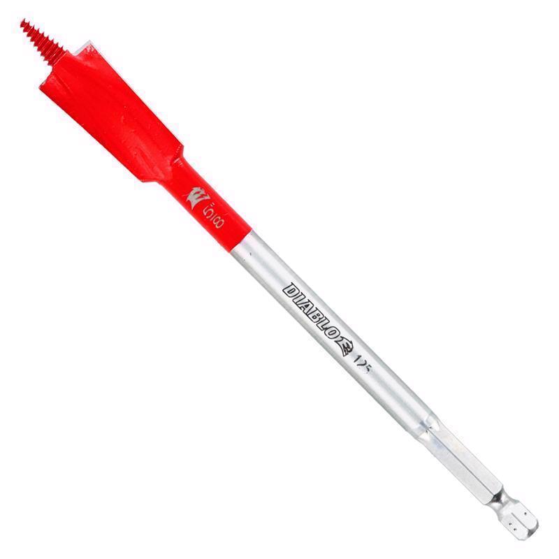 Diablo Demo Demon 5/8 in. X 6 in. L High Carbon Steel Nail-Embedded Wood Spade Bit 1 pk