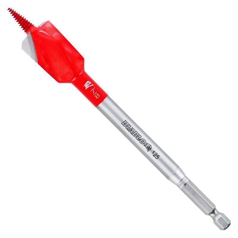 Diablo Demo Demon 7/8 in. X 6 in. L High Carbon Steel Nail-Embedded Wood Spade Bit 1 pk