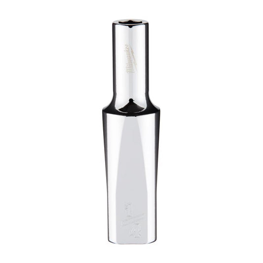 Milwaukee 1/4 in. X 3/8 in. drive SAE 6 Point Standard Deep Socket 1 pc
