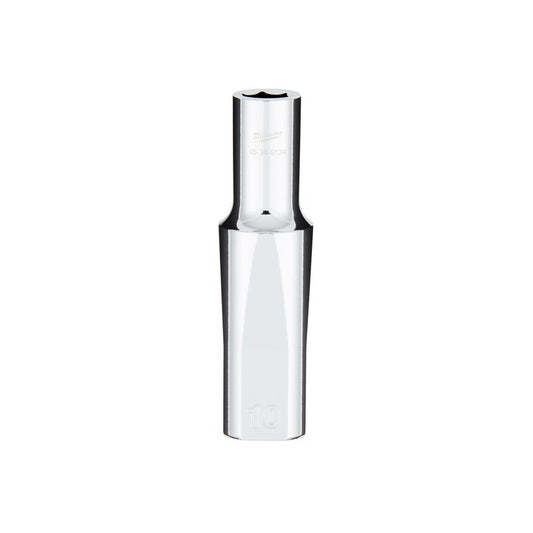 Milwaukee 10 mm X 1/2 in. drive Metric 6 Point Standard Deep Socket 1 pc