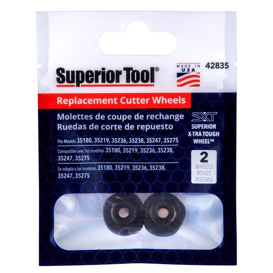 Superior Tool Replacement Cutter Wheel Black 2 pc