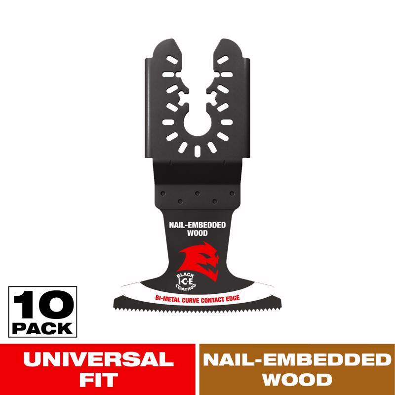 Diablo 2-1/2 in. W Bi-Metal Curve Contact Edge Oscillating Blade 10 pk
