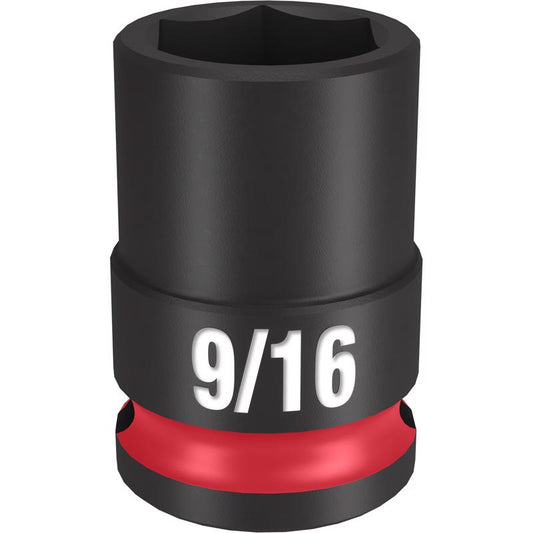 Milwaukee Shockwave 9/16 in. X 3/8 in. drive SAE 6 Point Standard Impact Socket 1 pc