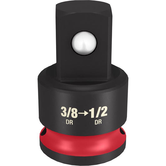 Milwaukee Shockwave 1.41 in. L X 3/8 to 1/2 in. drive SAE Socket Adapter 1 pc