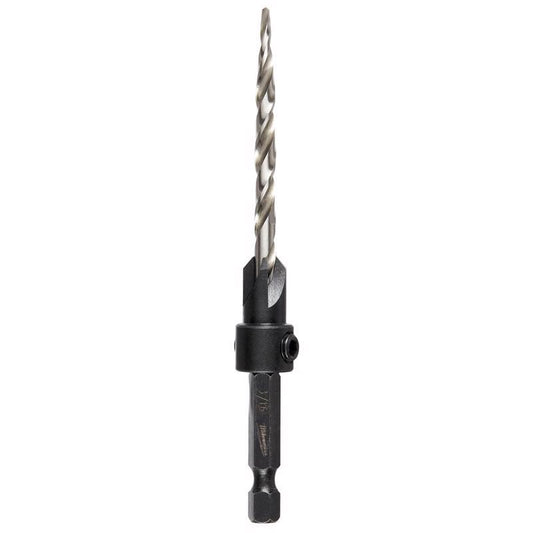 Milwaukee 10 X 3/16 in. D X 7.75 in. L Black Oxide Countersink Bit 1 pc