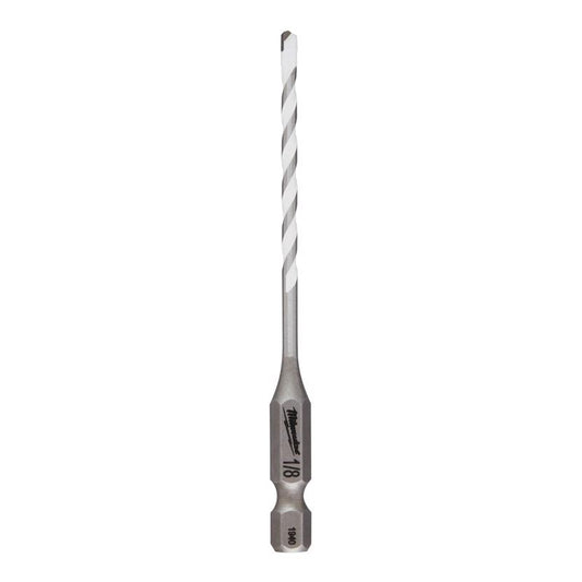Milwaukee Shockwave 1/8 in. X 3.5 in. L Carbide Percussion Drill Bit Hex Shank 1 pc