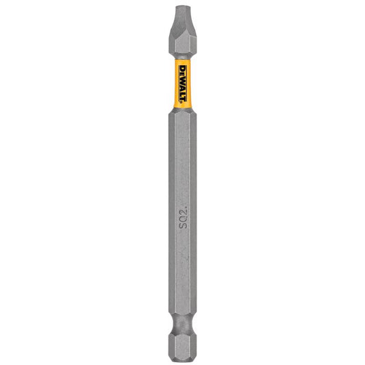 DeWalt Max Fit Square #2 X 3.5 in. L Screwdriver Bit Steel 1 pk