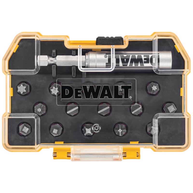 DeWalt Max Fit Assorted Assorted Screwdriver Bit Set Steel 16 pk