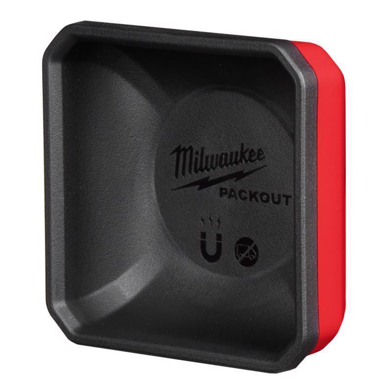 Milwaukee Packout Shop Storage Garage Organizer Magnetic Tray Black/Red