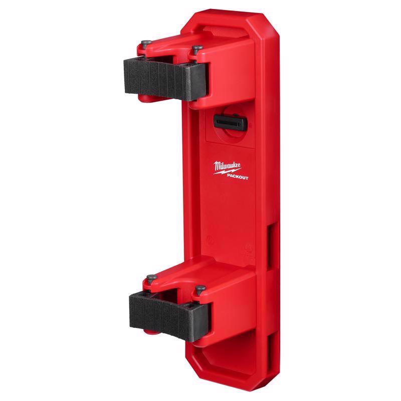 Milwaukee Packout Shop Storage Garage Organizer Long Handle Tool Holder Black/Red