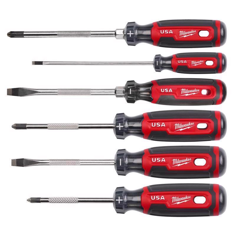 Milwaukee Phillips & Slotted Screwdriver Set 6 pc