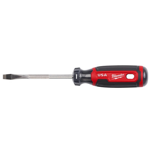 Milwaukee 1/4 in. X 4 in. L Slotted Screwdriver 1 pk