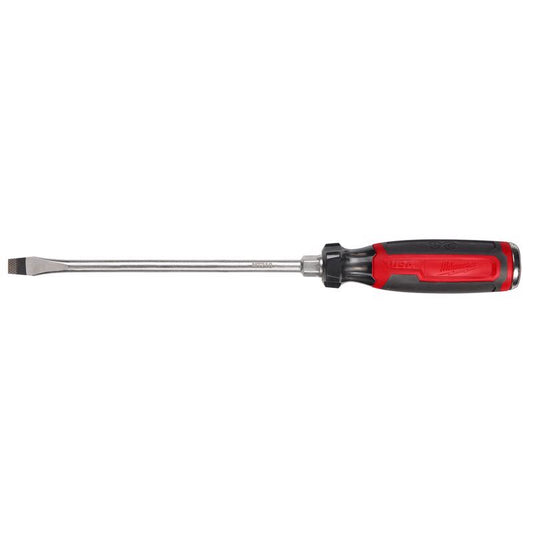 Milwaukee Made in USA Cushion Grip 3/8 in. X 8 in. L Slotted Made in USA Screwdriver 1 pk
