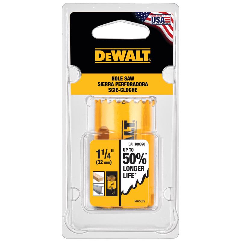 DEWALT 1-1/4 in. Bi-Metal Hole Saw