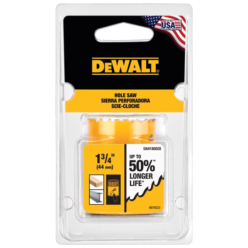 DEWALT 1-3/4 in. Bi-Metal Hole Saw