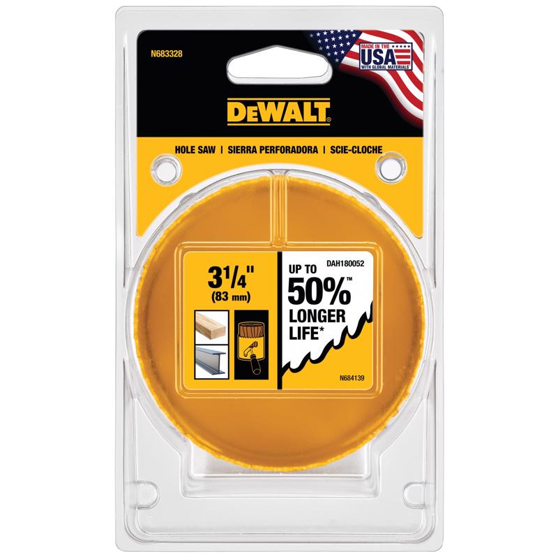 DEWALT 3-1/4 in. Bi-Metal Hole Saw