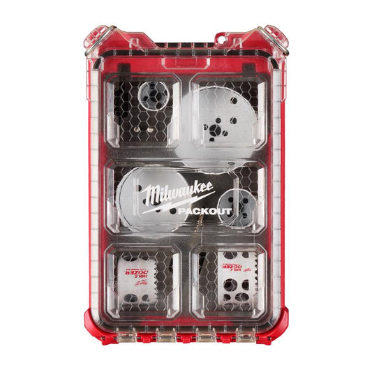 Milwaukee Hole Dozer Bi-Metal 4.6 in. L Hole Saw Kit Arbor Included