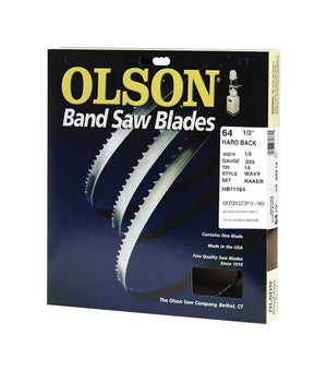 Olson 64.5 in. L X 0.5 in. W Metal Band Saw Blade 14 TPI Wavy teeth HB71764DB 1 pk