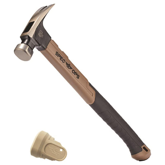 Spec Ops 20 oz Smooth Face Rip Claw Hammer 16 in. Fiberglass Handle