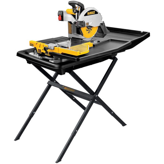 DeWalt 15 amps Corded 10 in. Wet Tile Saw with Stand Tool Only