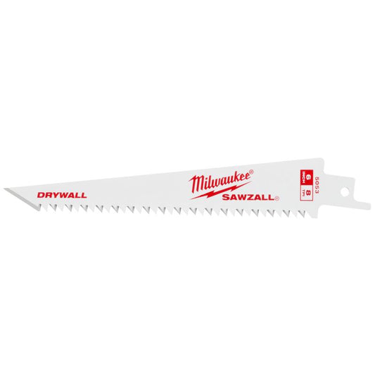 Milwaukee Sawzall Steel Reciprocating Saw Blade 8 TPI 3 pc