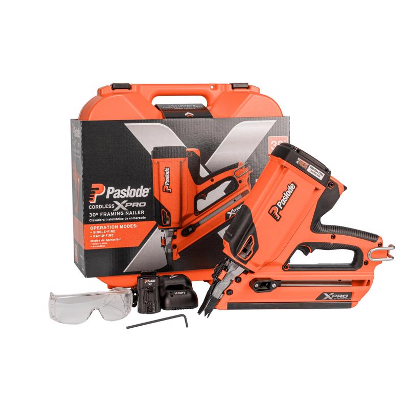 Paslode Cordless 30 deg Framing Nailer Kit (Battery & Charger) 7 V