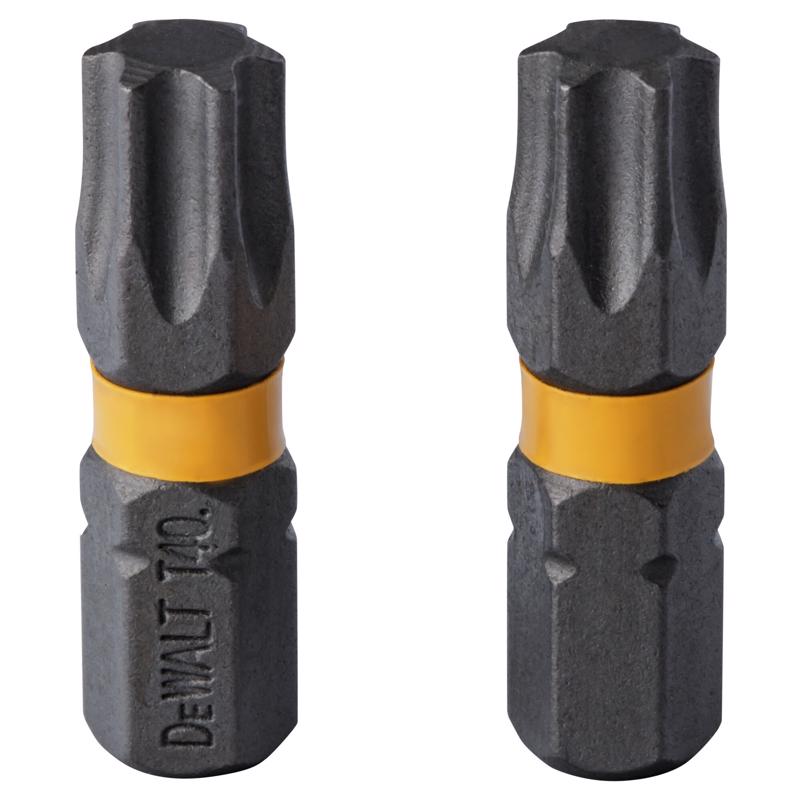 DeWalt Max Fit Torx T40 Head X 1 in. L Screwdriver Bit S2 Tool Steel 2 pk