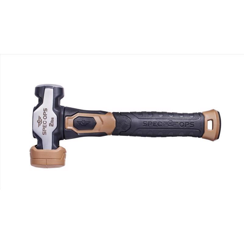 Spec Ops 2 lb High Carbon Steel Drilling Hammer 10.25 in. Fiberglass Handle