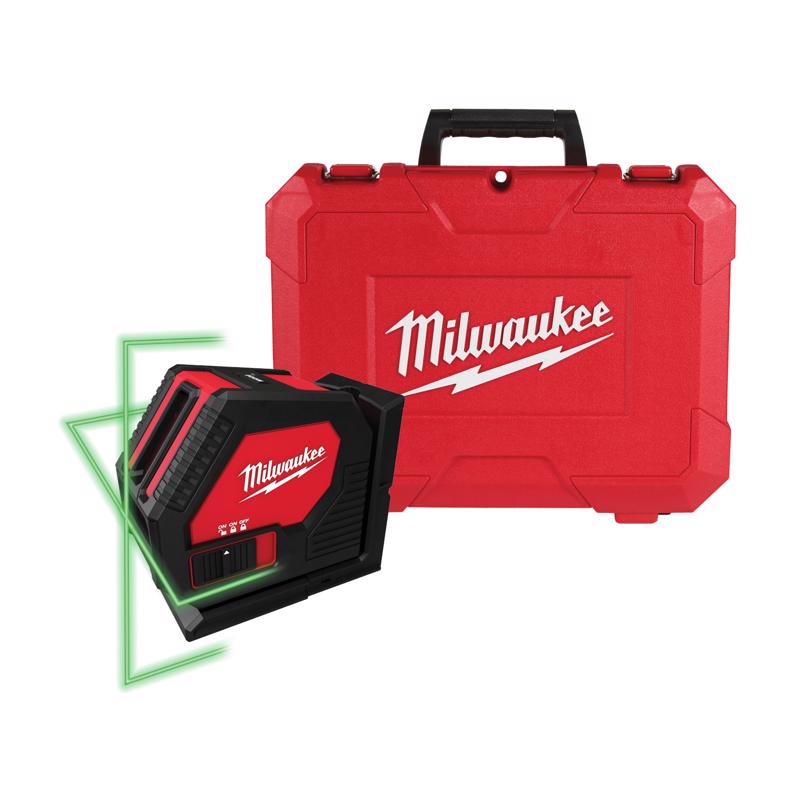 Milwaukee 2 beam Self Leveling Green Cross-Line Laser 165 ft. 1 pc