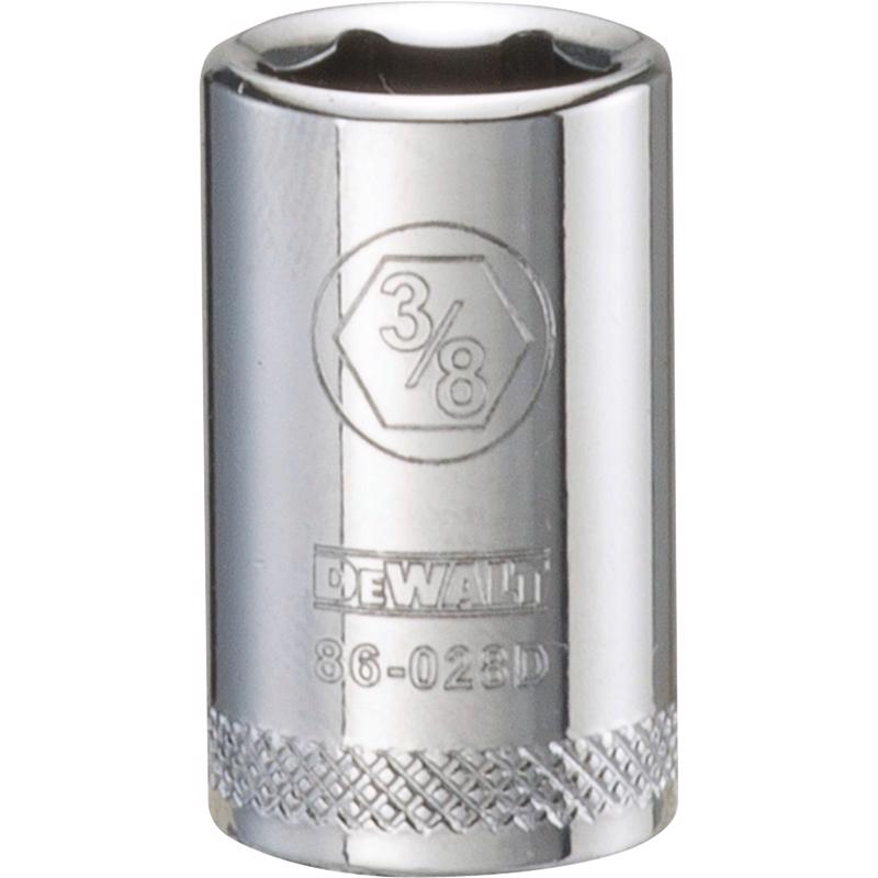 DeWalt 3/8 in. X 1/4 in. drive SAE 6 Point Socket 1 pc