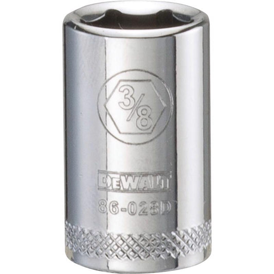 DeWalt 3/8 in. X 1/4 in. drive SAE 6 Point Socket 1 pc