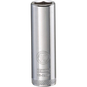 DeWalt 10 mm X 1/4 in. drive Metric 6 Point Deep Socket DWMT86098OSP 1 pc