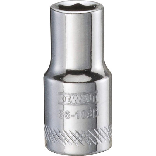 DeWalt 6 mm X 1/4 in. drive Metric 6 Point Socket 1 pc