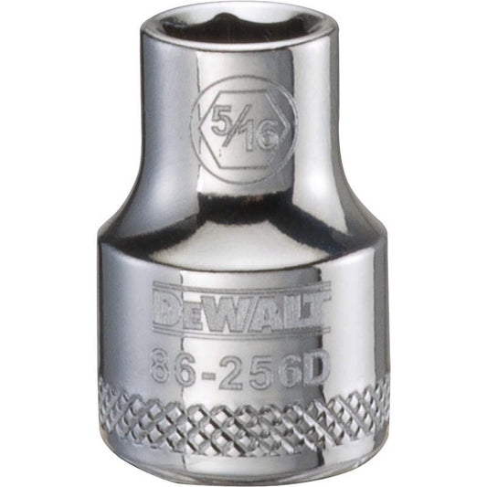 DeWalt 5/16 in. X 3/8 in. drive SAE 6 Point Socket 1 pc