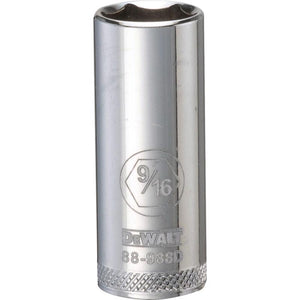 DeWalt 9/16 in. X 3/8 in. drive SAE 6 Point Deep Socket DWMT88988OSP 1 pc