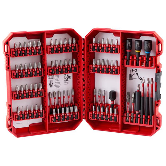 Milwaukee Shockwave Impact Duty Assorted X 1.49 in. L Impact Driver Bit Set Alloy Steel 1 pk