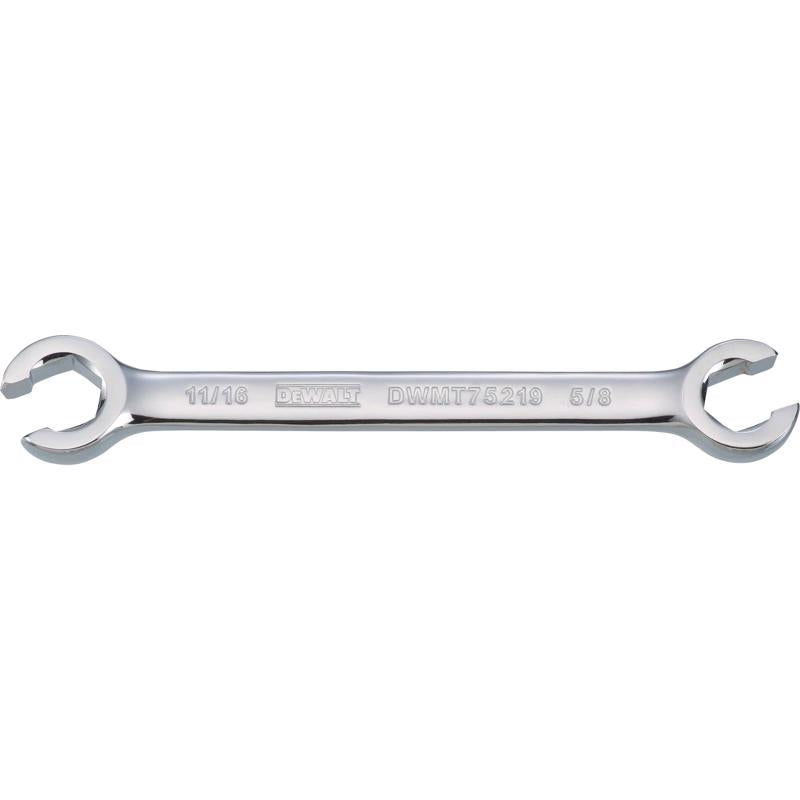 DeWalt 5/8 in. X 11/16 in. SAE Flare Nut Wrench 1 pc