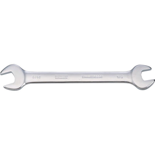 DeWalt 1/2 in. X 9/16 in. SAE Open End Wrench