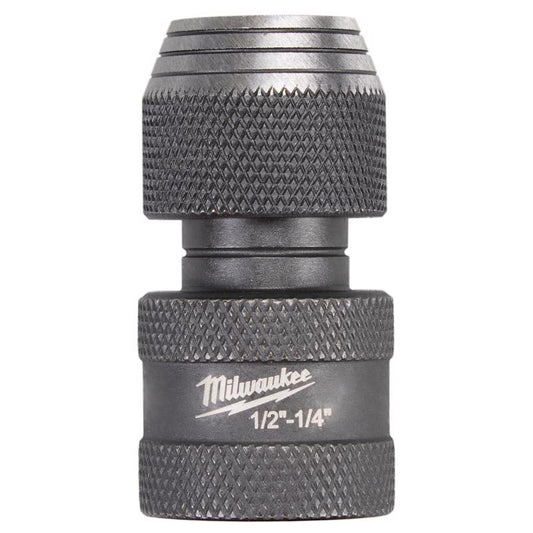 Milwaukee Shockwave Hex/Square 2 in. L Socket Adapter Heat-Treated Steel 1 each