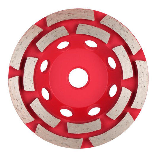 Milwaukee Diamond Max 4 in. D X 5/8-11 in. Double Row Diamond Cup Wheel 1 pk