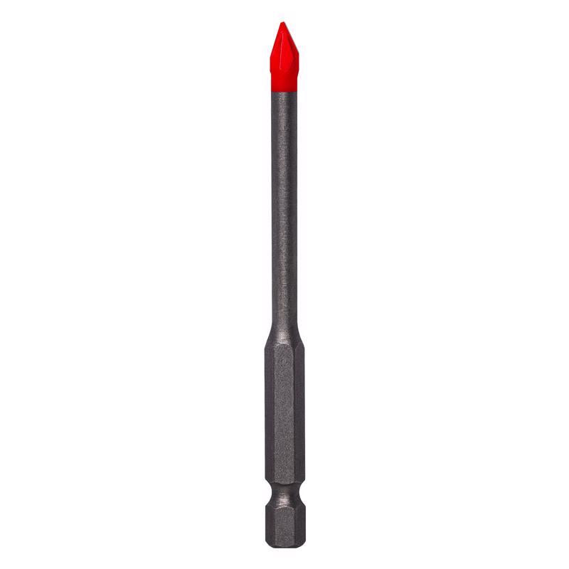 Diablo 3/16 in. Carbide Tipped Tile and Stone Drill Bit Hex Shank 1 pk