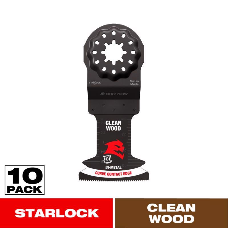 Diablo Demo Demon 1-3/4 in. W Bi-Metal Curved Oscillating Blade Clean Wood 10 pk