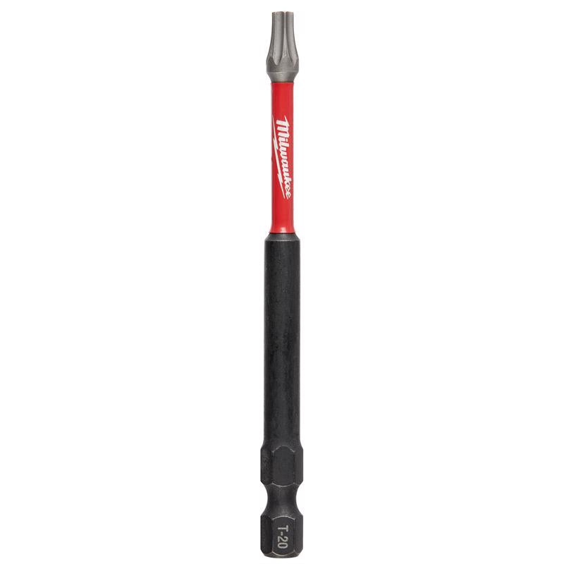 Milwaukee Shockwave Torx T20 X 3-1/2 in. L Power Bit Alloy Steel 1 pk