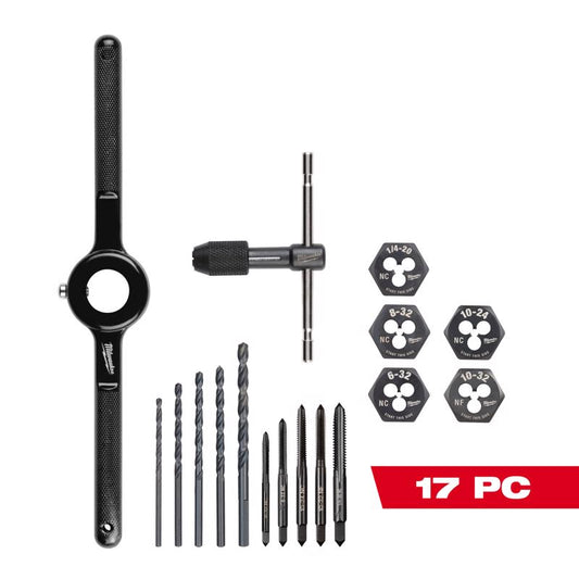 Milwaukee Hex Lok SAE Tap and Die Set