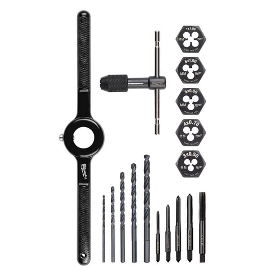 Milwaukee Hex Lok Metric Tap and Die Set