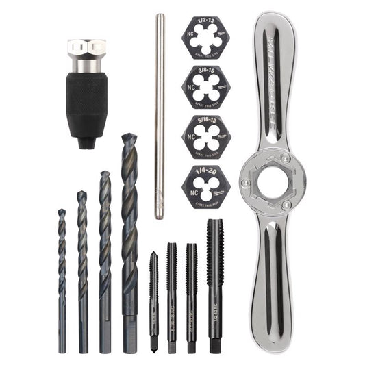 Milwaukee Hex Lok SAE Tap and Die Set