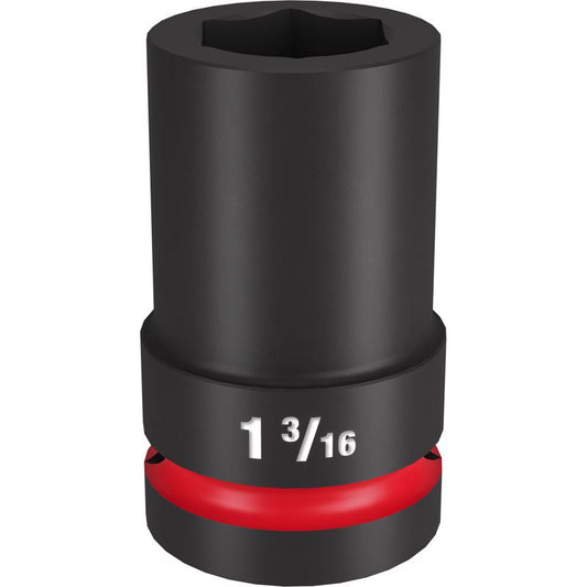 Milwaukee 1-3/16 in. X 1 in. drive SAE 6 Point Deep Impact Socket 1 pc