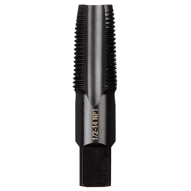 Milwaukee SAE 1/2-14 NPT in. Straight Flute Taper Tap