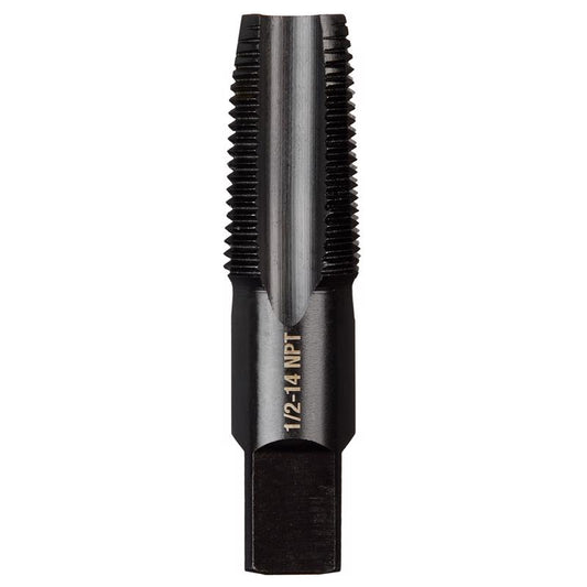 Milwaukee SAE 1/2-14 NPT in. Straight Flute Taper Tap